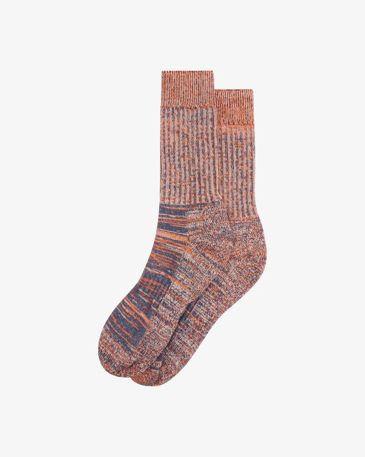 Uskees - 4006 Colour Fuzz Socks, Volcanic Orange