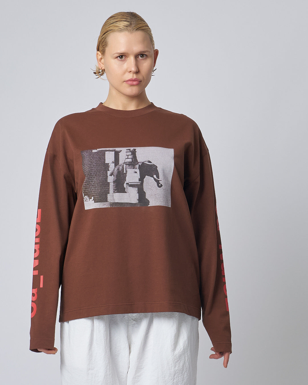 Candice - Winchester Long Sleeve Tee, Brown