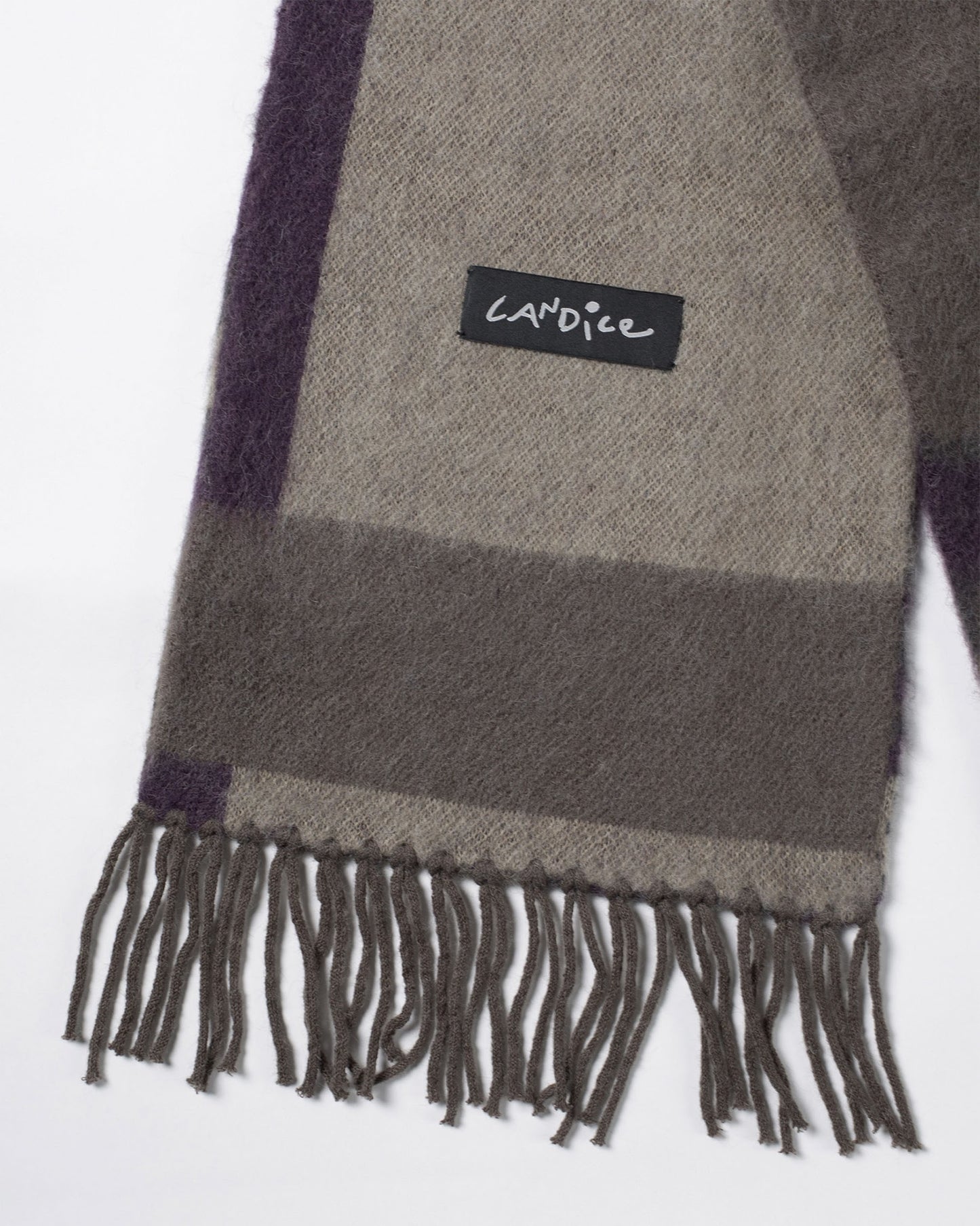 Candice - Desire Scarf, Grey/Purple