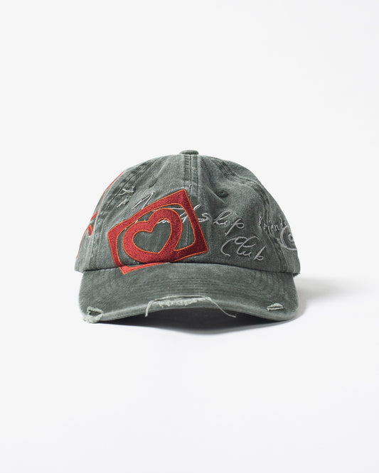 Candice - Friendship Club Hat, Moss Grey