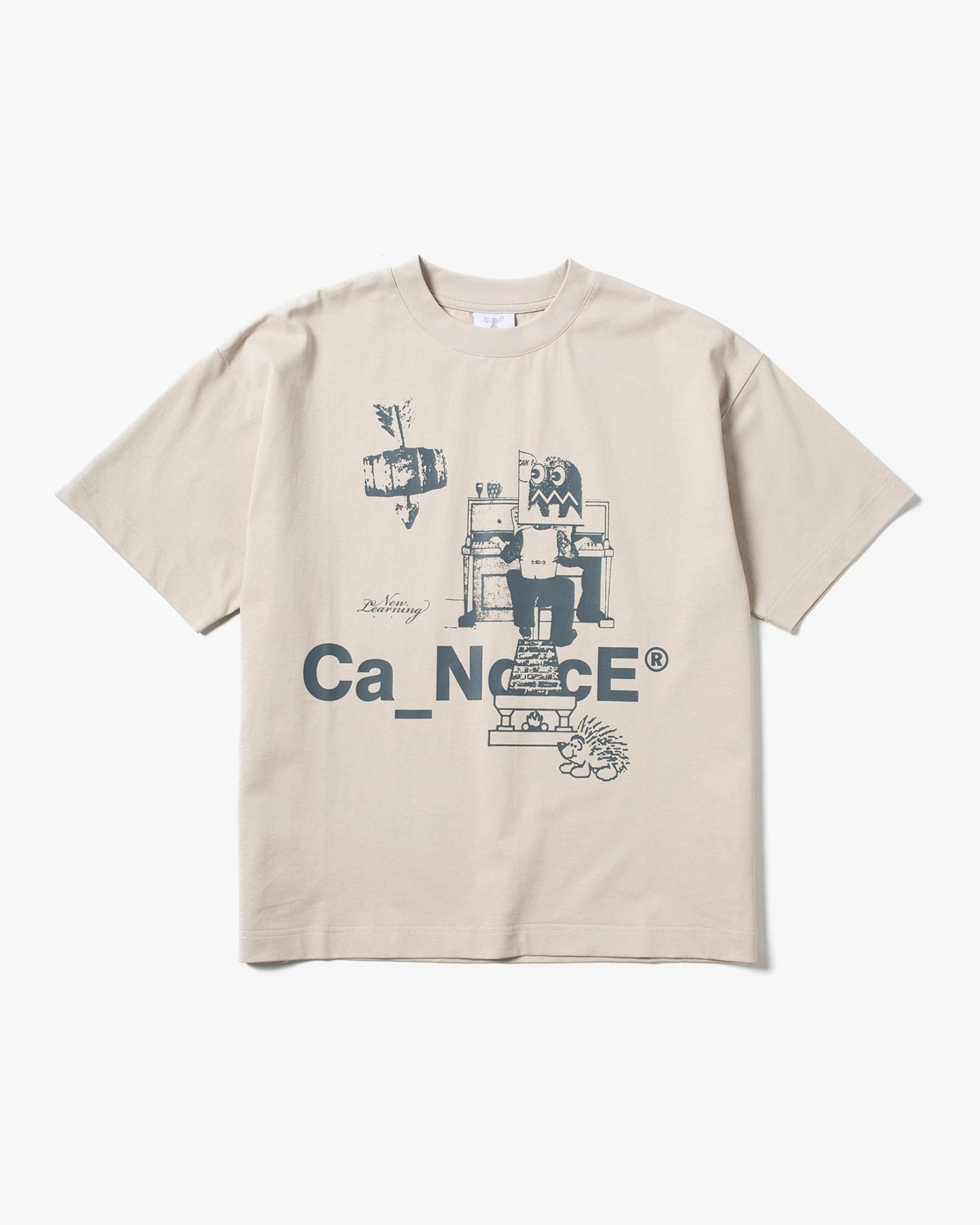 Candice - Cosy Tee, Mushroom