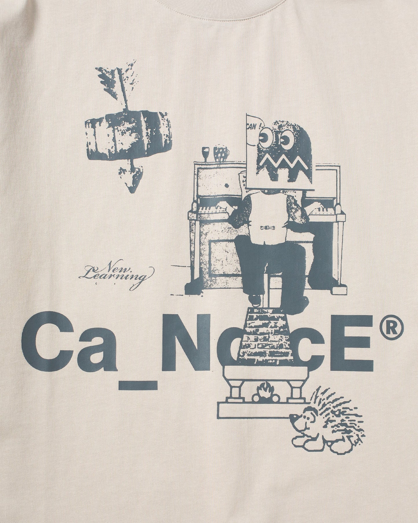 Candice - Cosy Tee, Mushroom