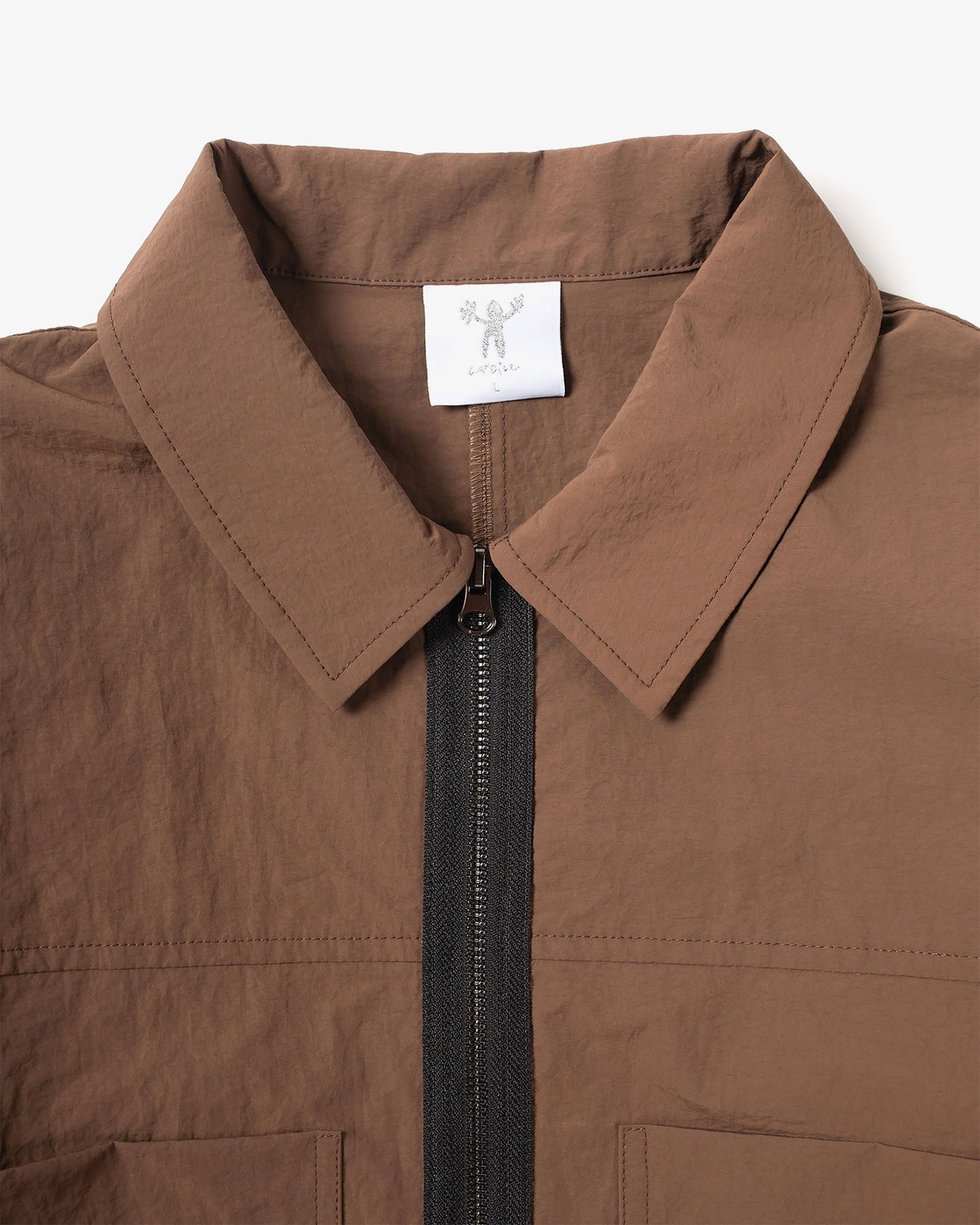 Candice - Air Nylon Shirt Jacket, Brown