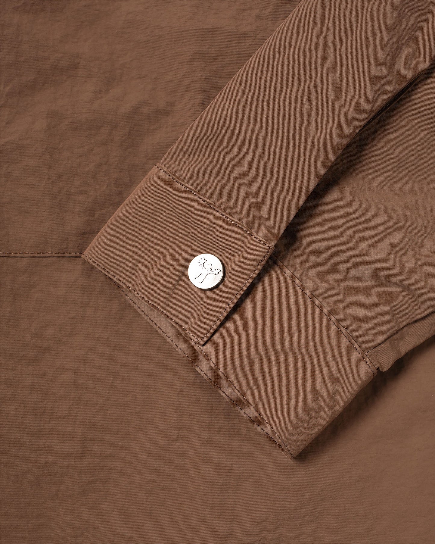 Candice - Air Nylon Shirt Jacket, Brown