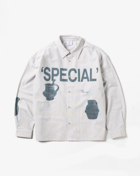 Candice - Special Oxford Shirt, Grey