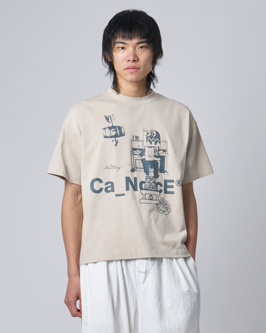 Candice - Cosy Tee, Mushroom