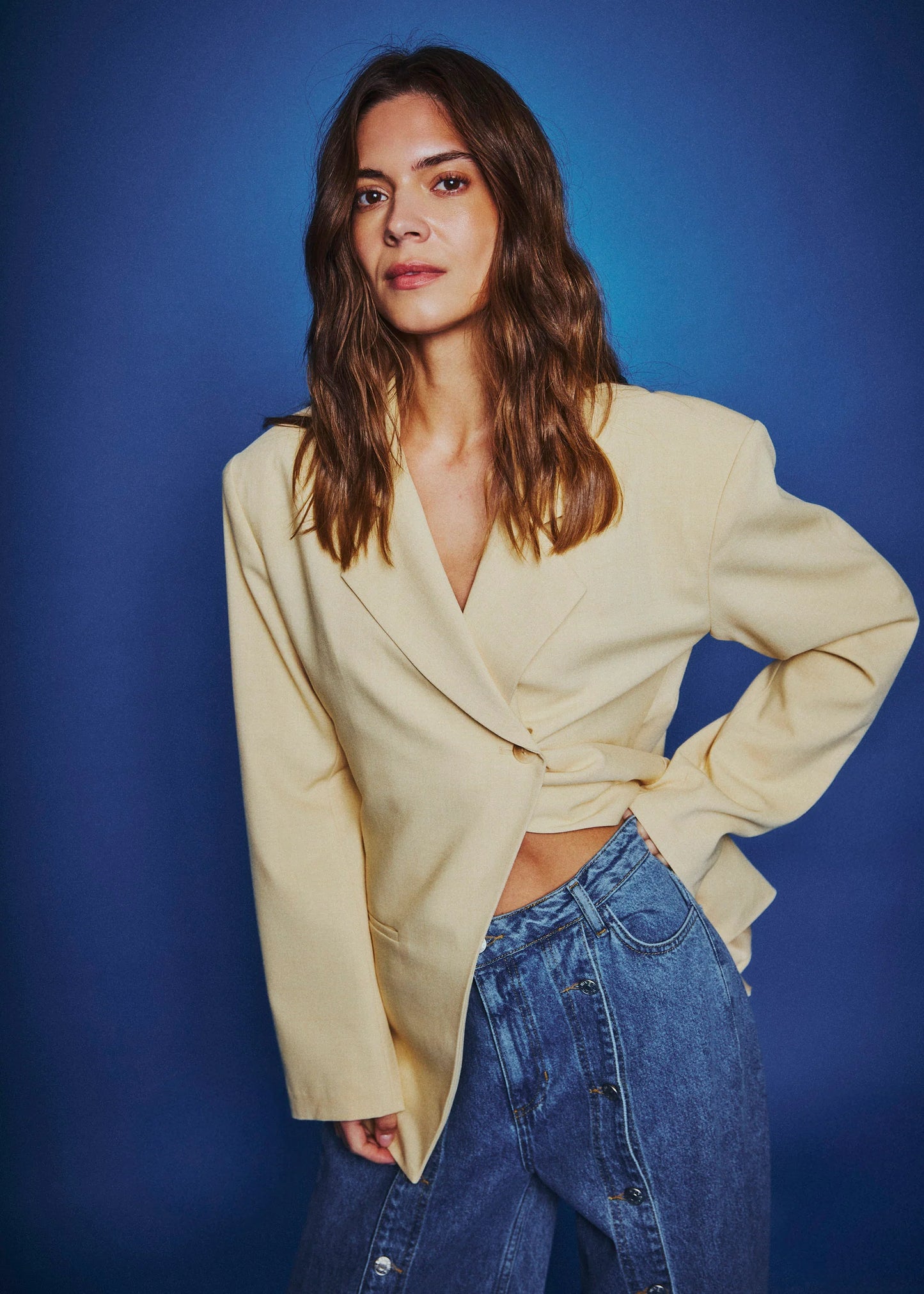 NORR - Alli Blazer, Dusty Yellow