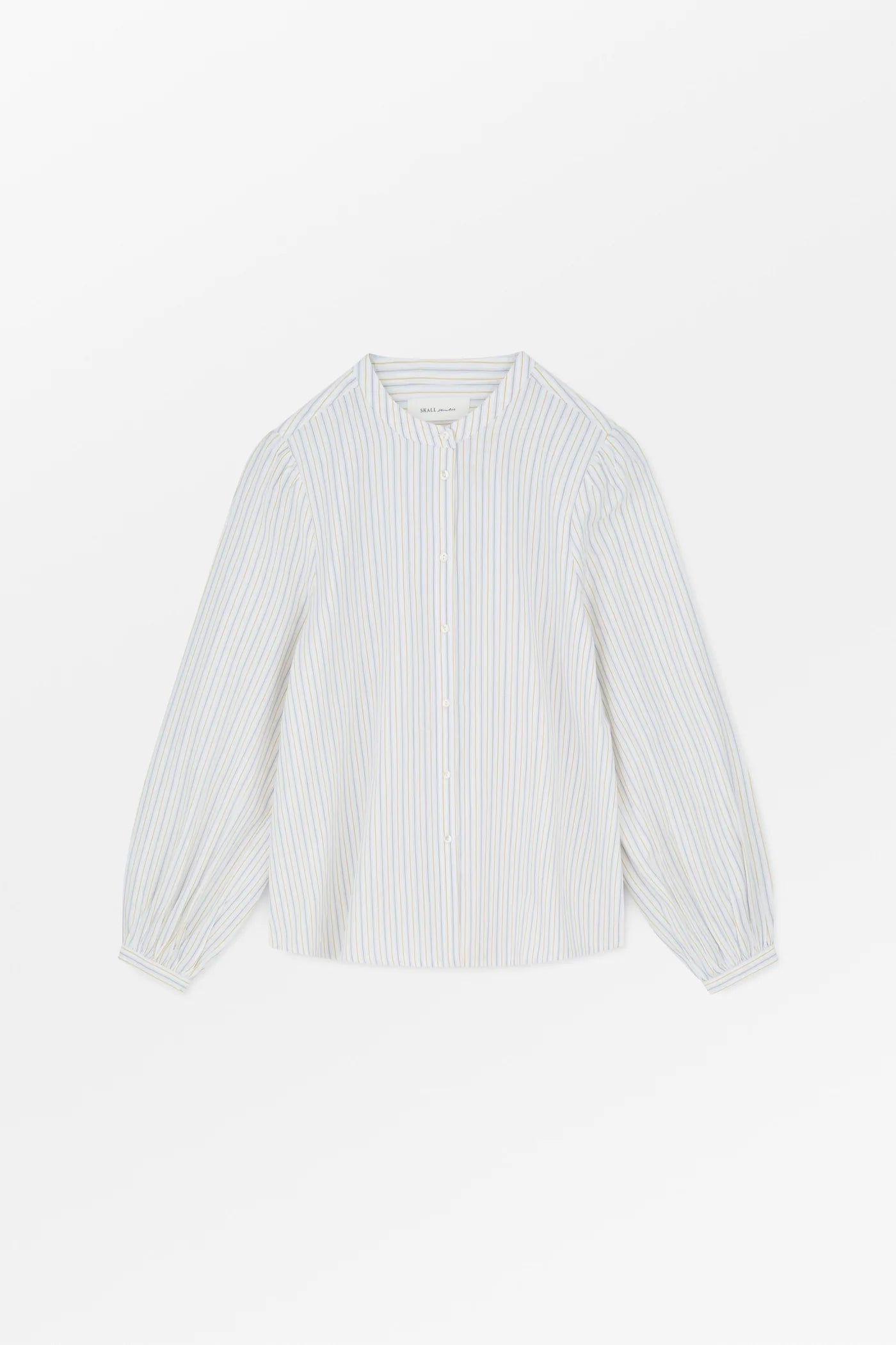 Skall Studio - Vita Shirt, Yellow/Blue Stripe