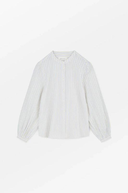 Skall Studio - Vita Shirt, Yellow/Blue Stripe