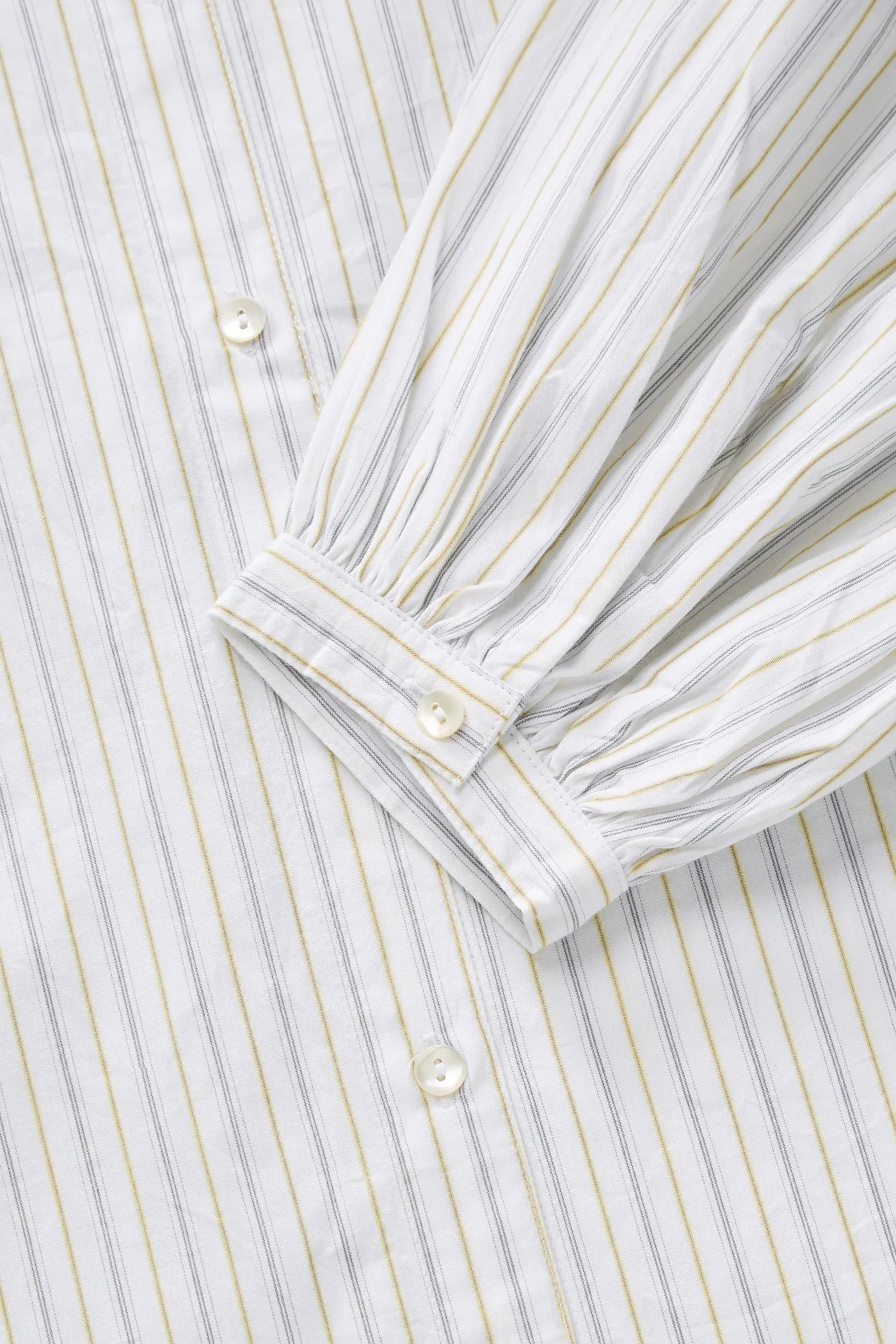 Skall Studio - Vita Shirt, Yellow/Blue Stripe