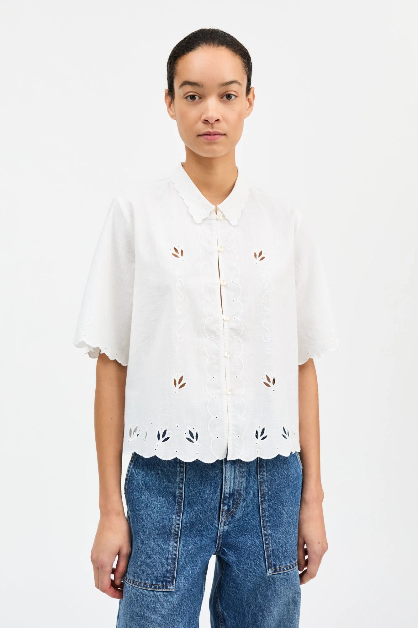 Skall Studio - Fleurie Shirt, Optic White