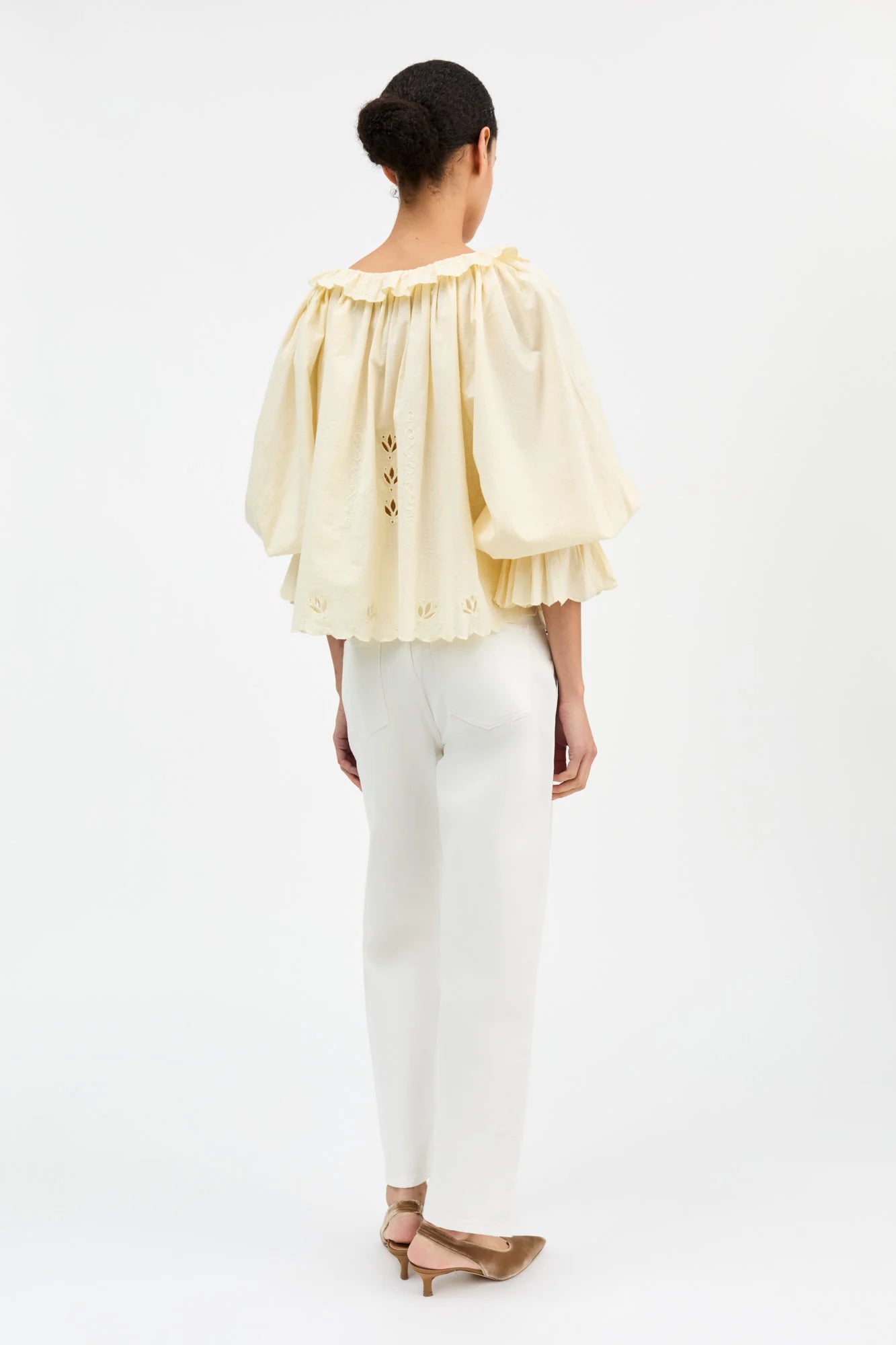 Skall Studio - Fleurie Blouse, Buttermilk