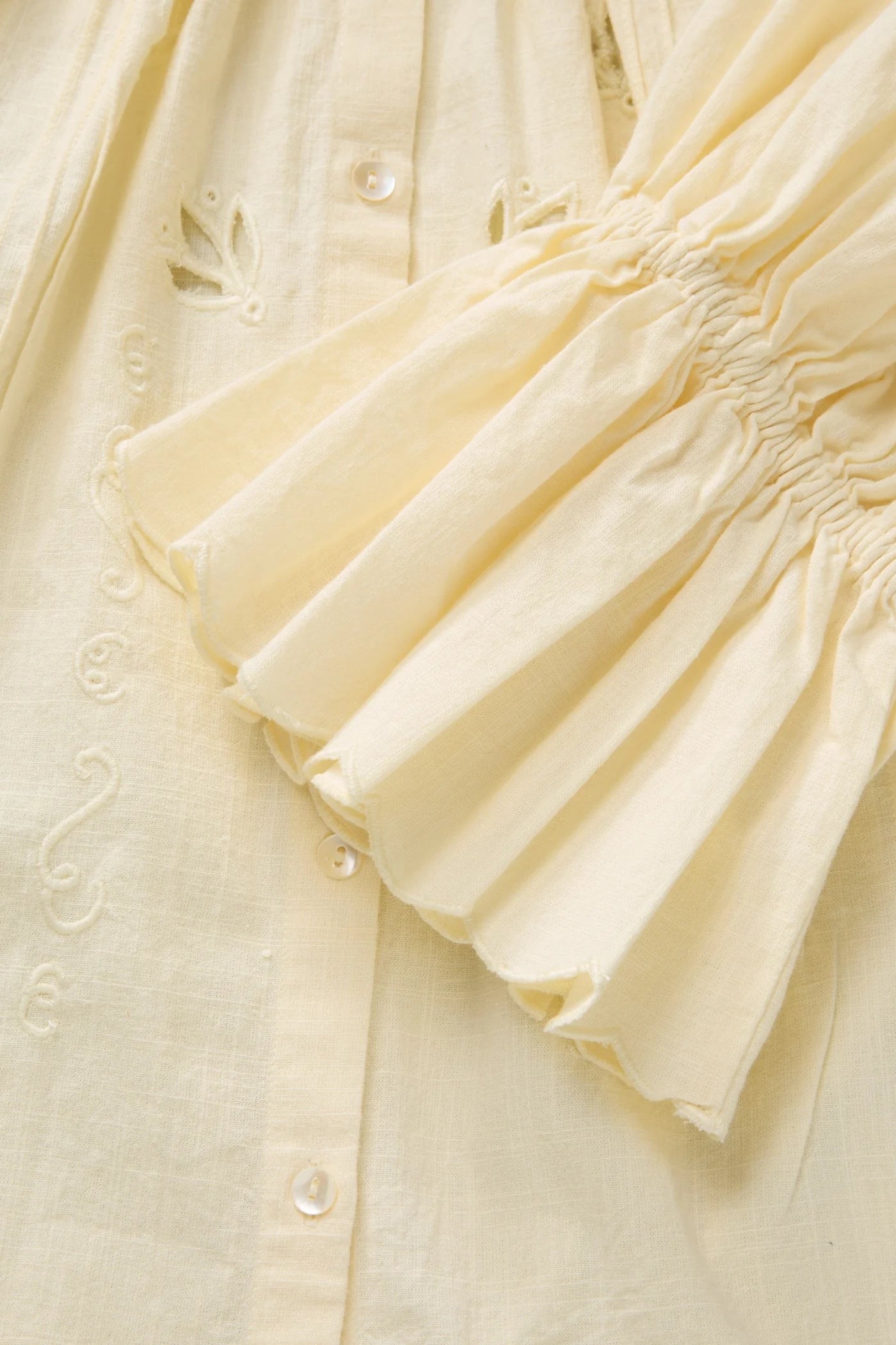 Skall Studio - Fleurie Blouse, Buttermilk