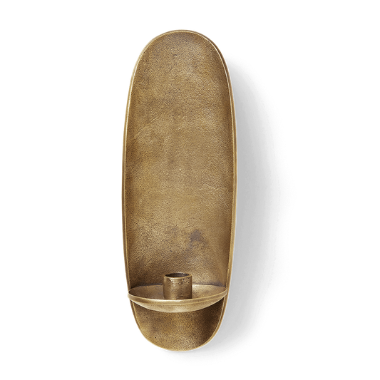 Ferm Living - Agapé Wall Candle Holder, Brass Finish