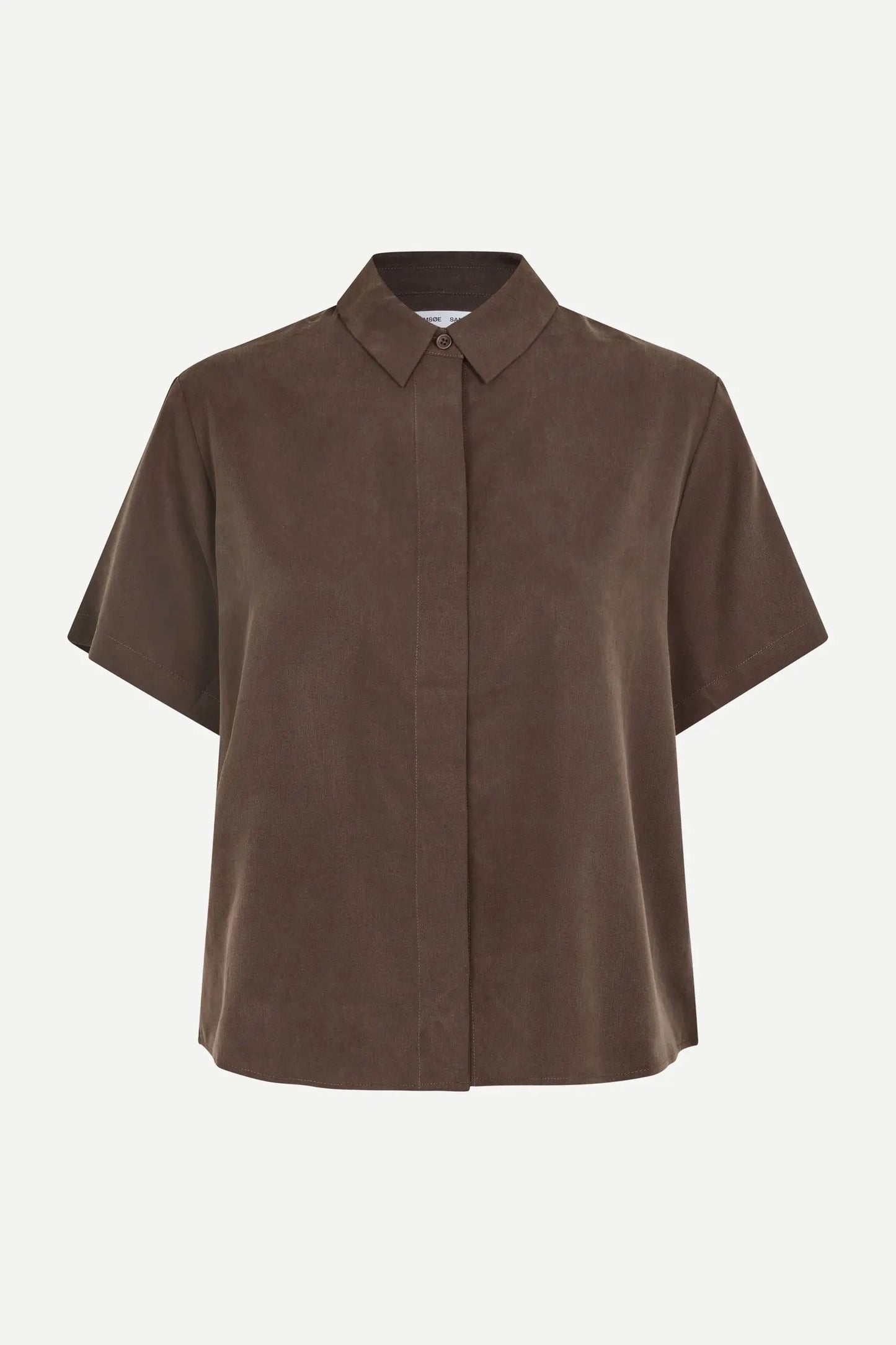 Samsøe Samsøe - Mina SS Shirt, Mulch