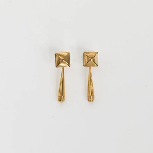 Heaven Mayhem - Iris Earrings, Gold