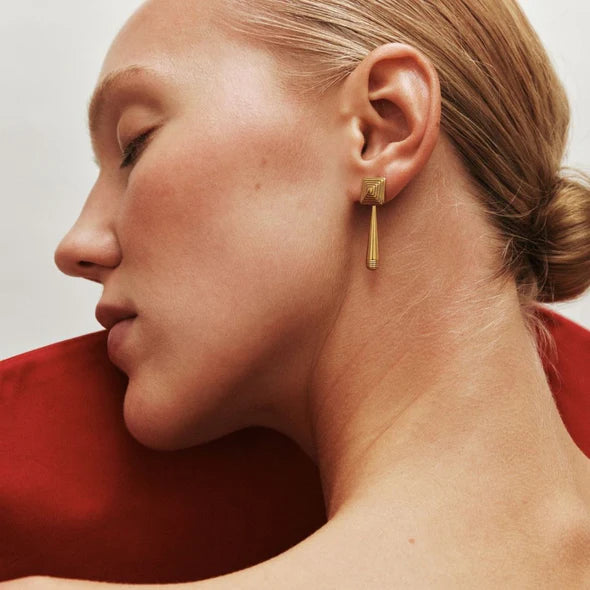 Heaven Mayhem - Iris Earrings, Gold