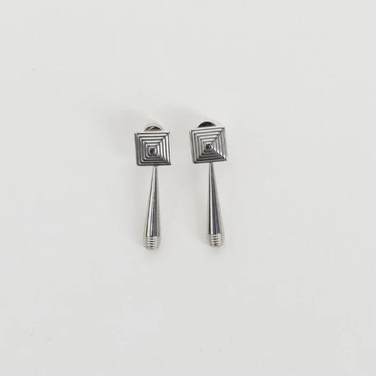 Heaven Mayhem - Iris Earrings, Silver