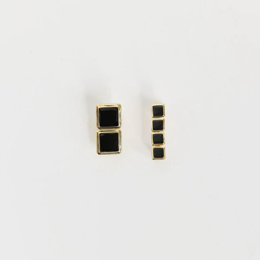 Heaven Mayhem - Archer Drop Earrings, Gold