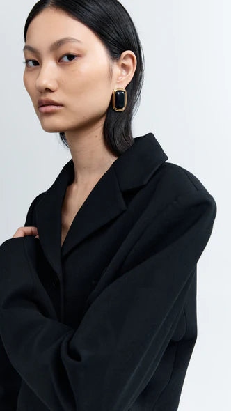 Heaven Mayhem - Ribbon Earrings, Gold