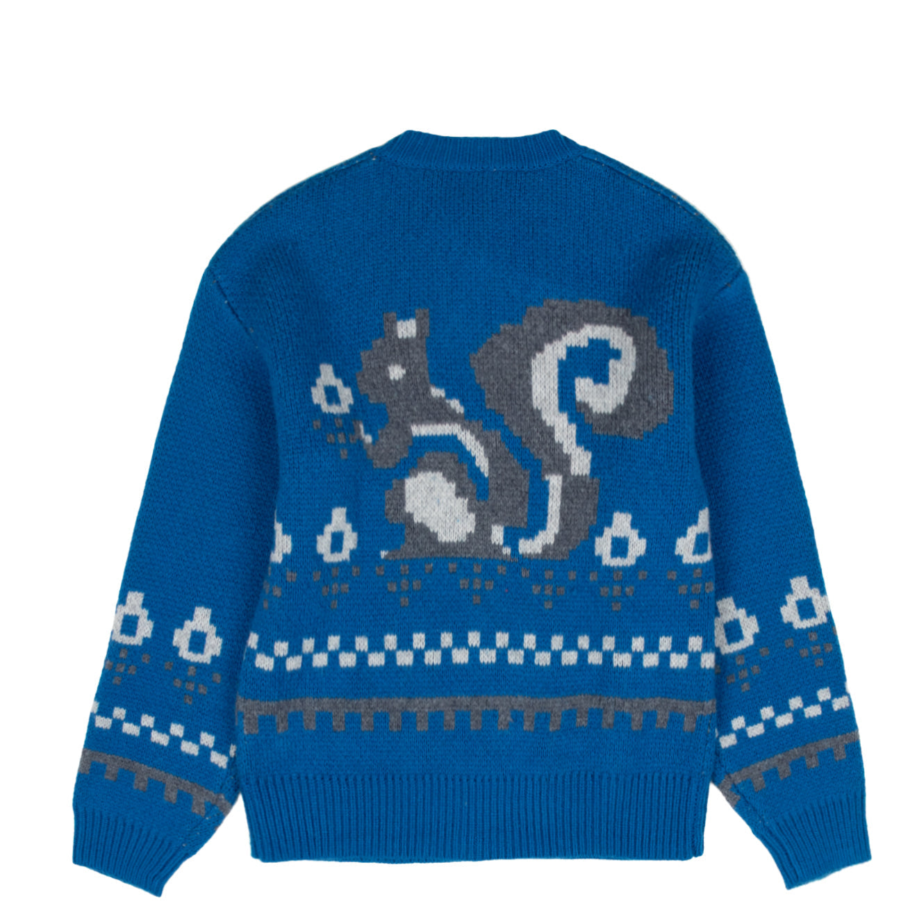 Damson Madder - Romily Wool Cardigan, Novelty Squirrel