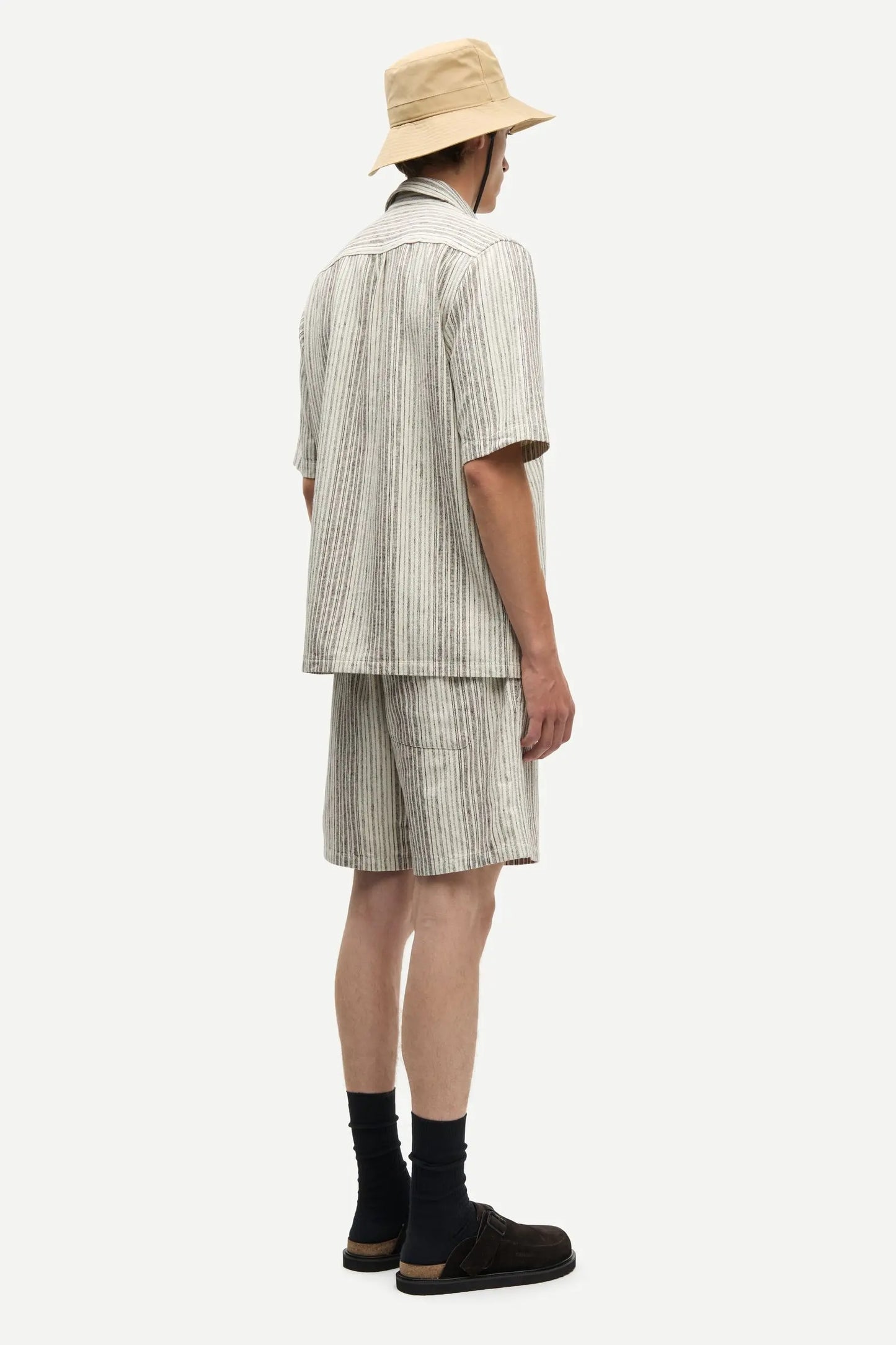 Samsøe Samsøe - Oscar AX Shirt, Brown Stripe