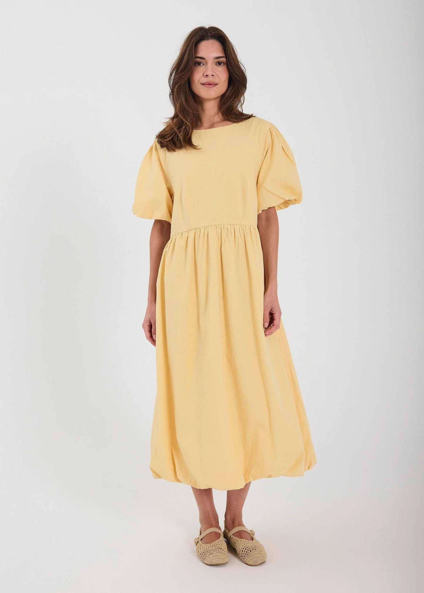 NORR - Fraser Dress, Dusty Yellow