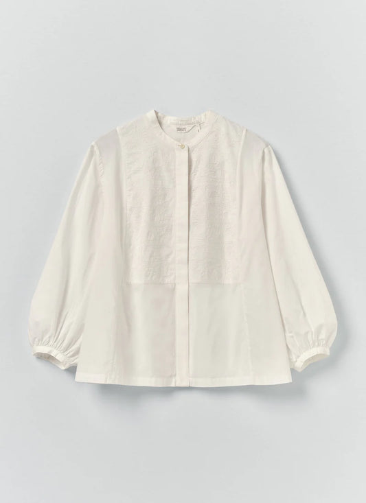 TOAST - Embroidered Cotton Voile Shirt