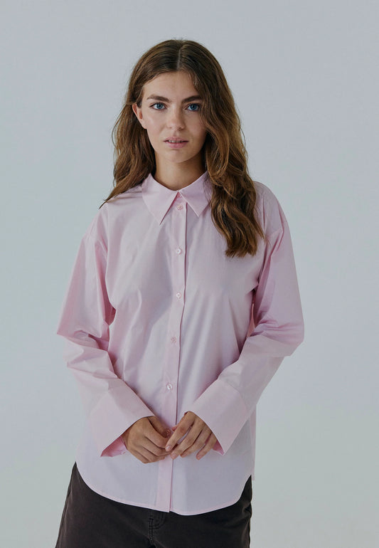 NORR - Betty Button Shirt, Light Pink