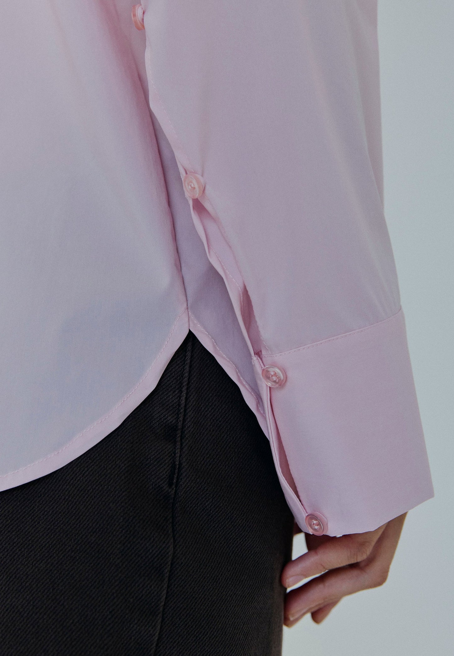 NORR - Betty Button Shirt, Light Pink