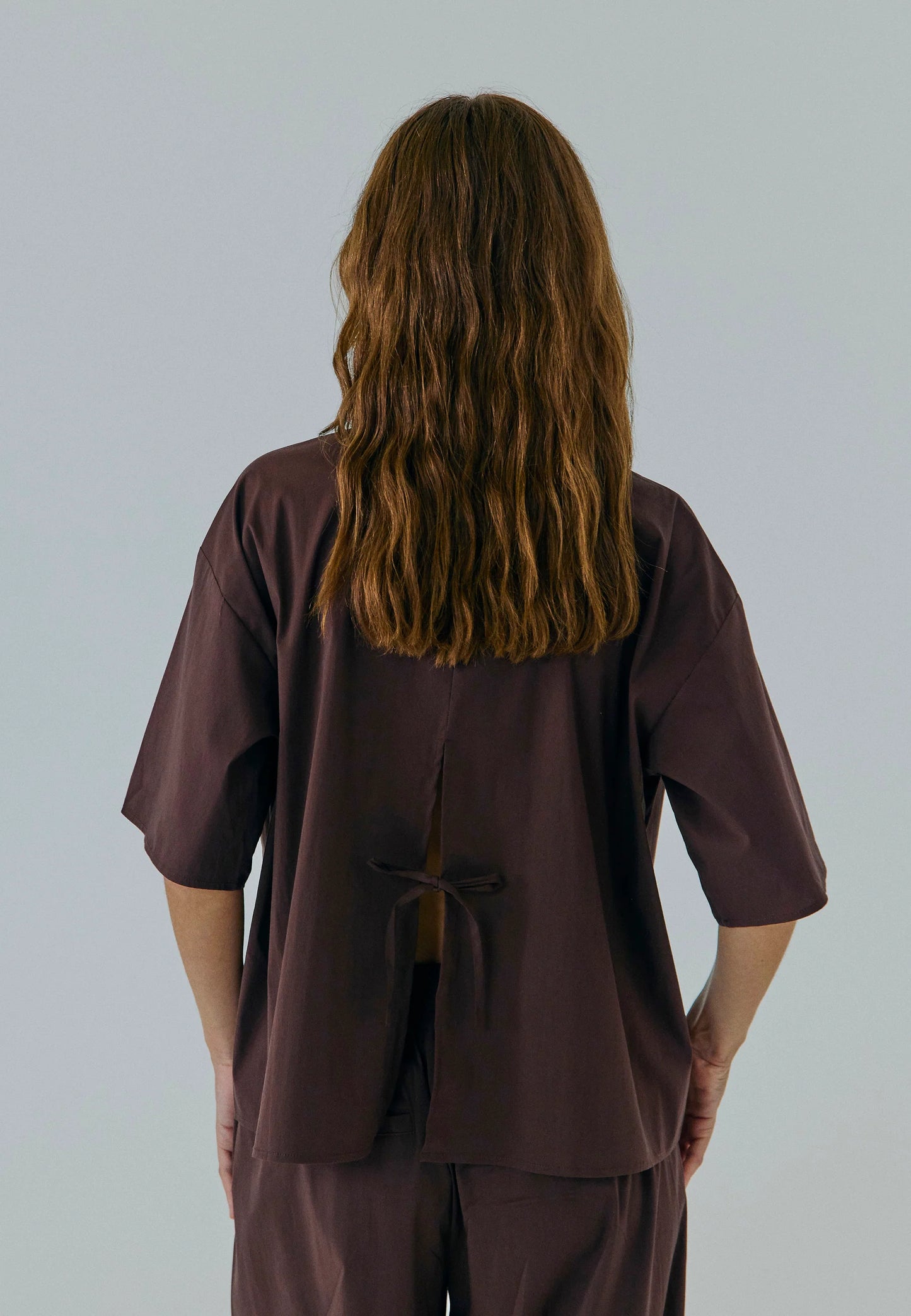 NORR - Otilia String Shirt, Brown