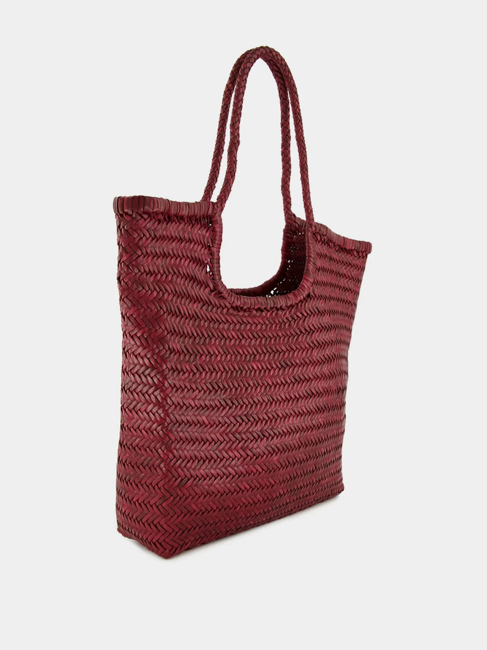 Dragon Diffusion - NS Diagonal Tote, Bordo