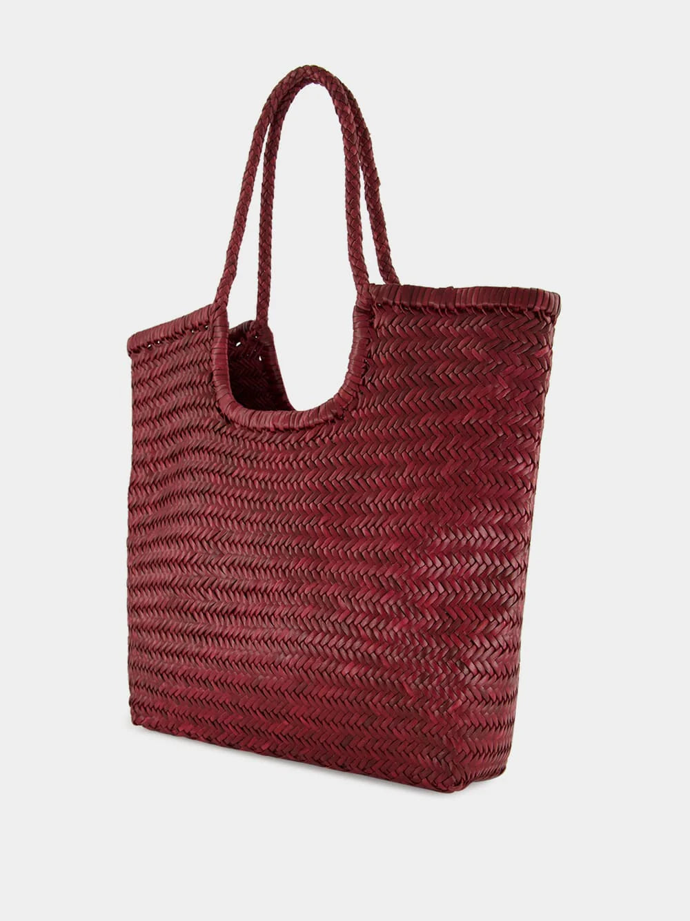 Dragon Diffusion - NS Diagonal Tote, Bordo