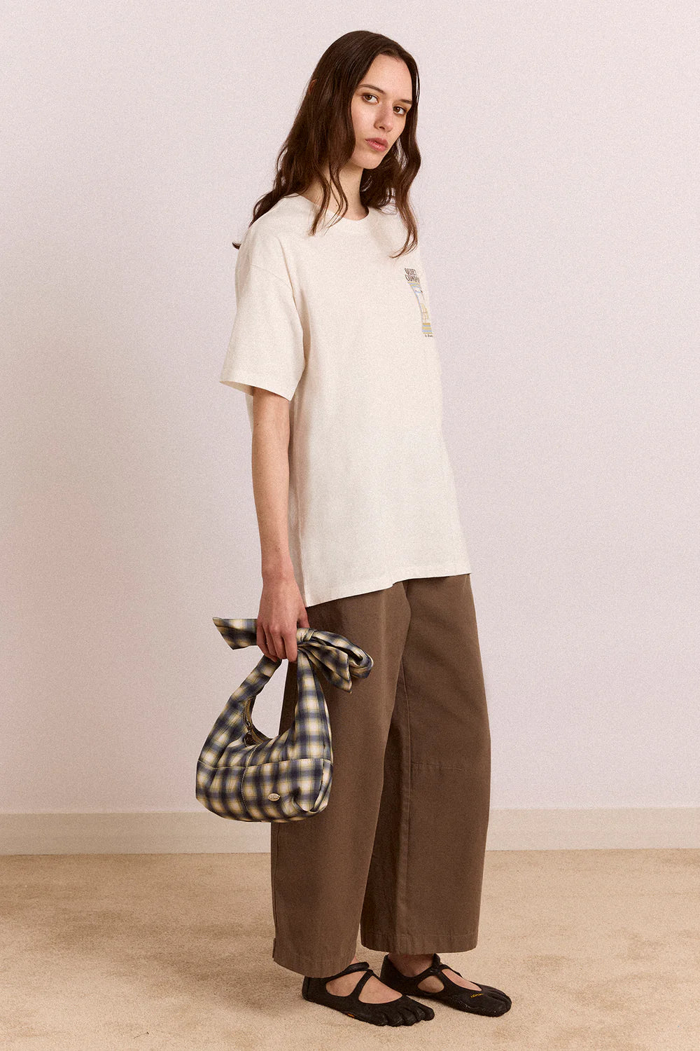 Damson Madder - Quiet Company Tee, Ecru
