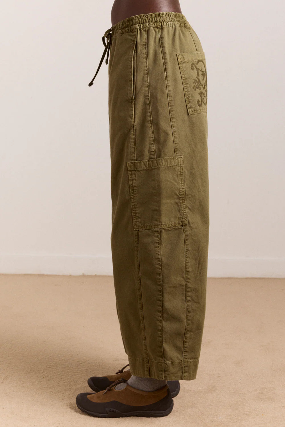 Damson Madder - Felix Twill Trouser, Olive