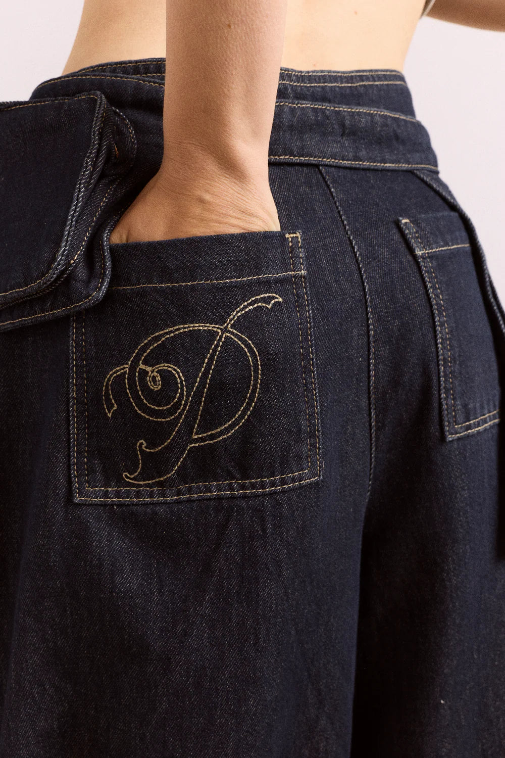 Damson Madder - Mavi Balloon Jeans, Indigo