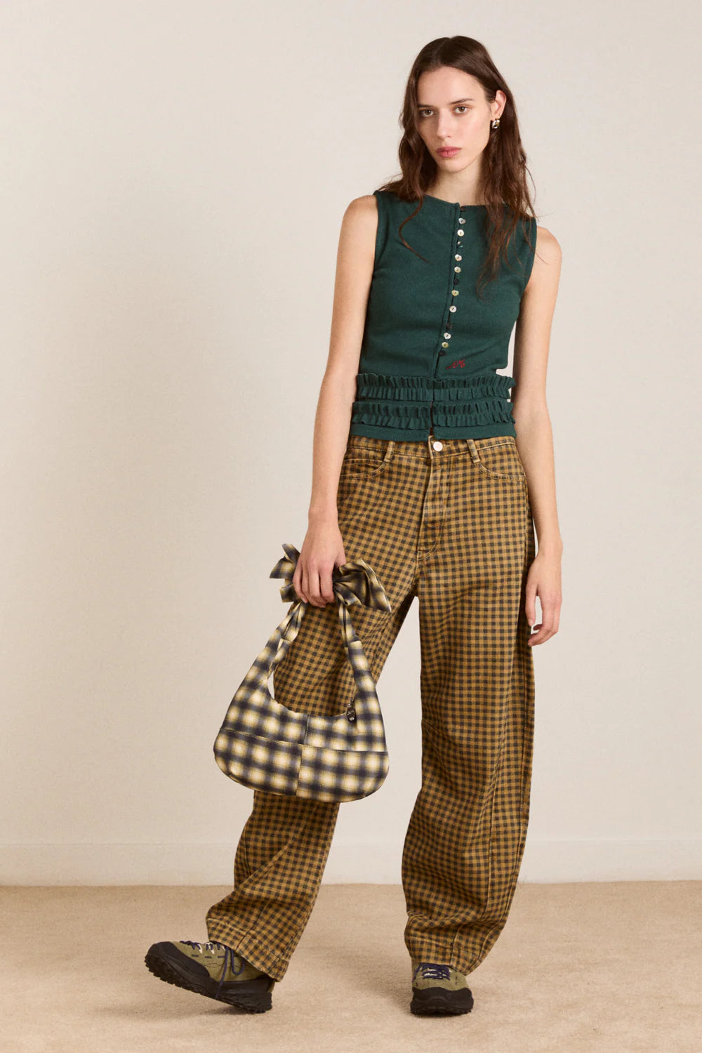 Damson Madder - Felix Jeans, Quince Gingham