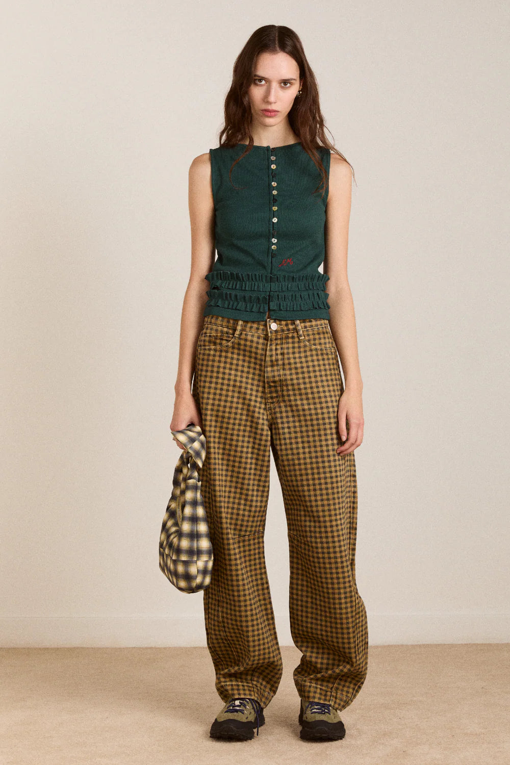 Damson Madder - Felix Jeans, Quince Gingham