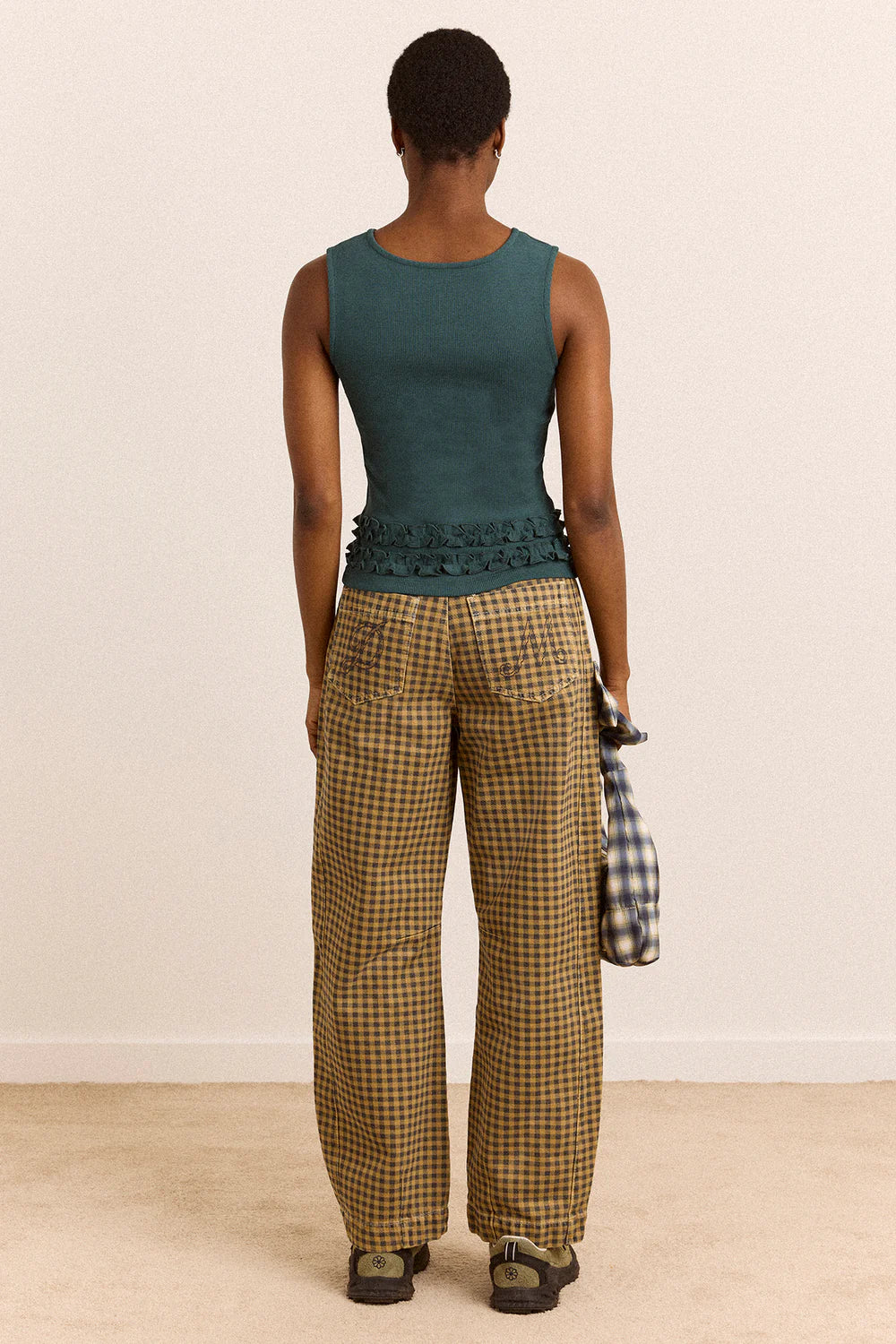 Damson Madder - Felix Jeans, Quince Gingham