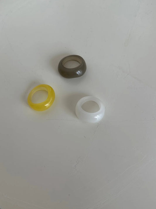 LABRO - Lido Ring Small, White