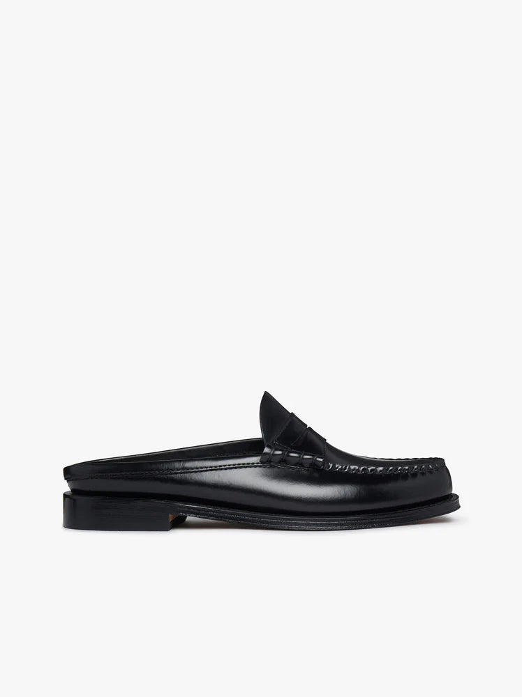 G.H. BASS - Weejun Penny Slide, Black Leather
