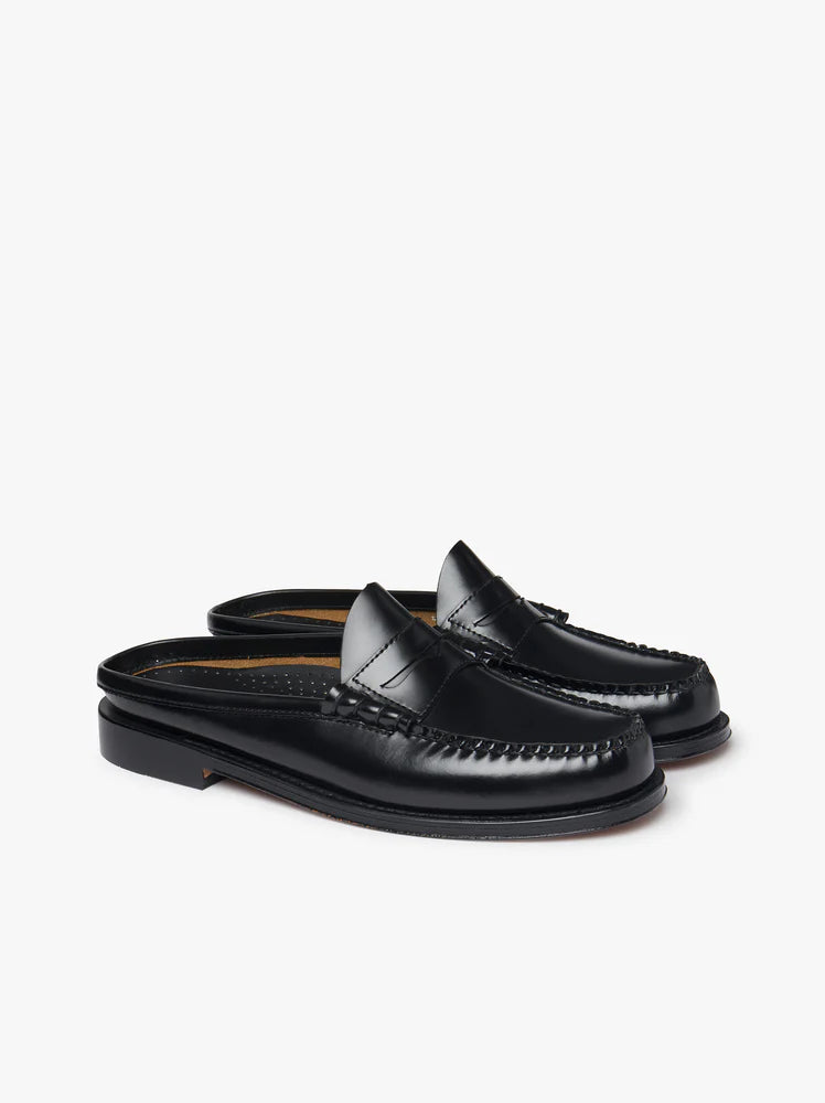 G.H. BASS - Weejun Penny Slide, Black Leather