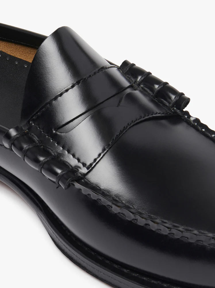 G.H. BASS - Weejun Penny Slide, Black Leather