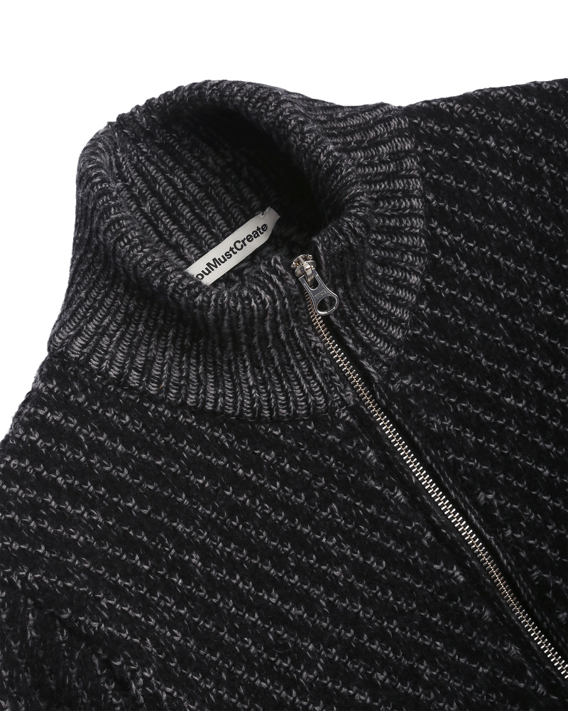 YMC - Cropped Nova Knit, Navy