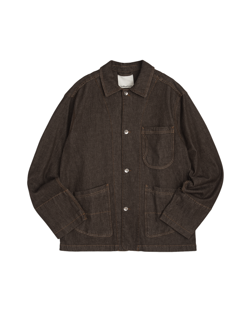 YMC - Construction Jacket, Brown Denim