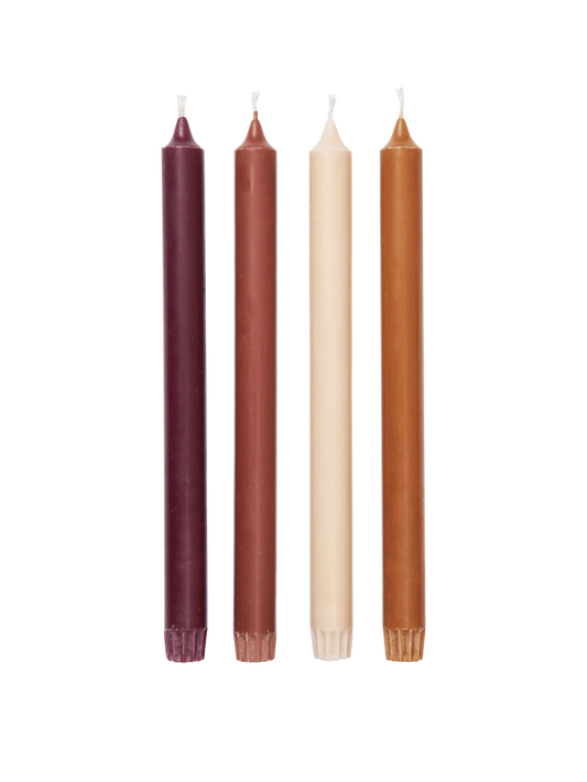 Ferm Living - Pure Candles, Roseate Blend (set of 4)