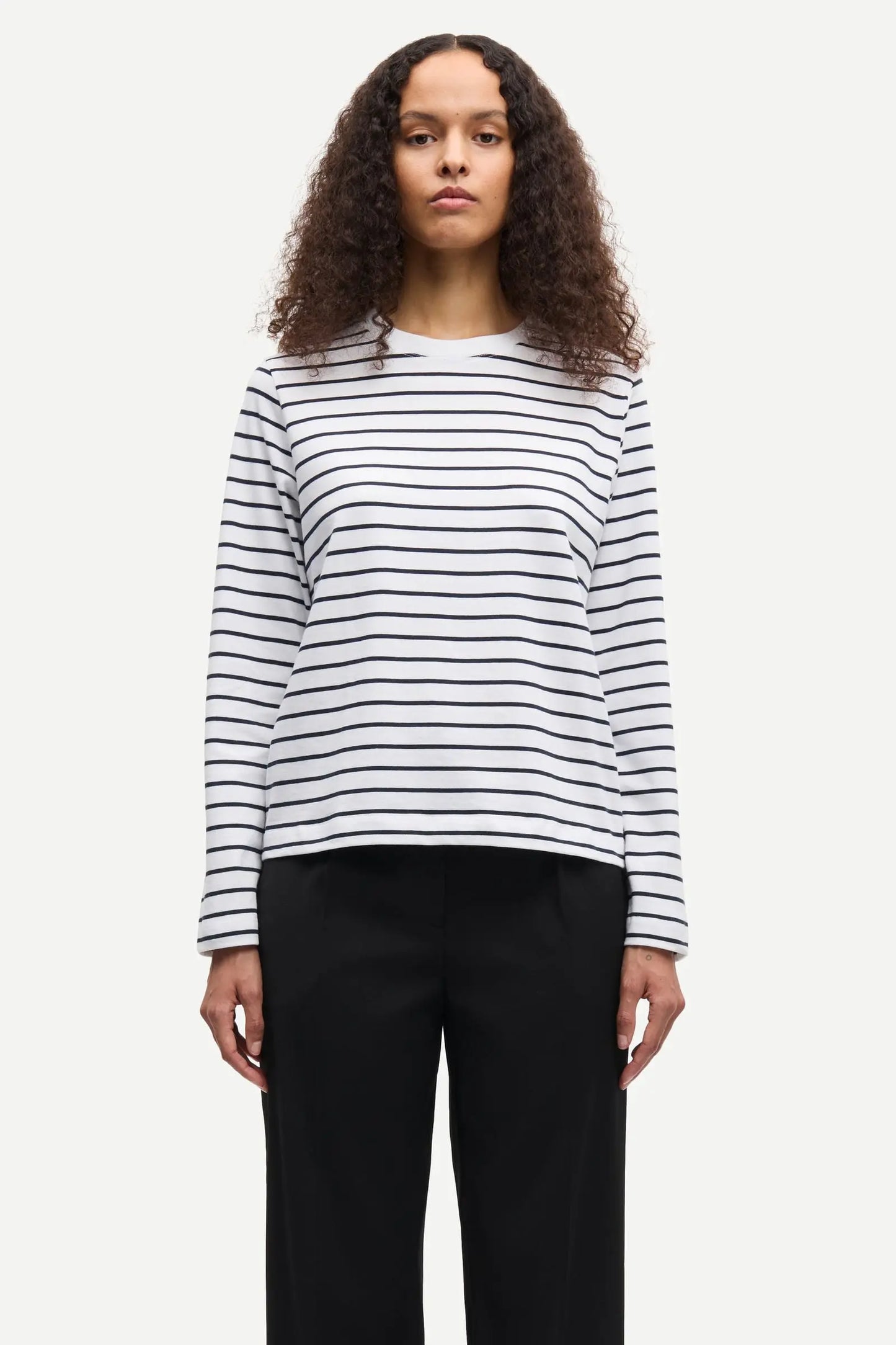 Samsøe Samsøe - Sacamino Long Sleeve T-Shirt, Salute Stripe