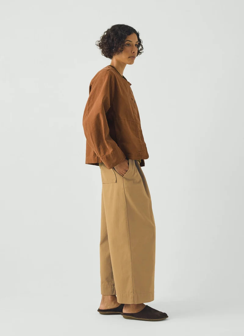 TOAST - Sculpted Brushed Cotton Canvas Jacket, Brown Anice