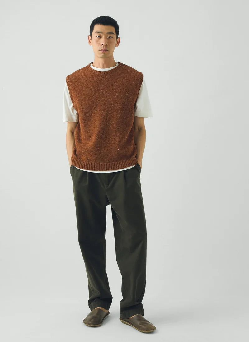 TOAST - Donegal Wool Crew Neck Tank, Copper
