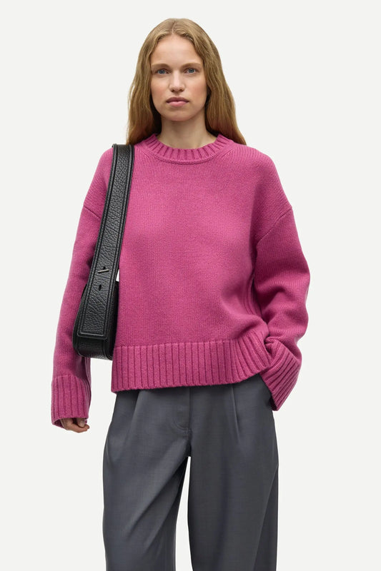 Samsøe Samsøe - Sakeiku Sweater, Red Violet